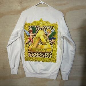 2016 PALACE SKATEBOARDS Cherub Frame Sweatshirt Crewneck Skate BMX Streetwear M